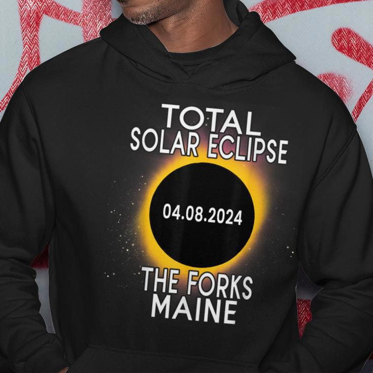 Total Solar Eclipse 2024 The Forks Maine Path Of Totality Hoodie Unique Gifts