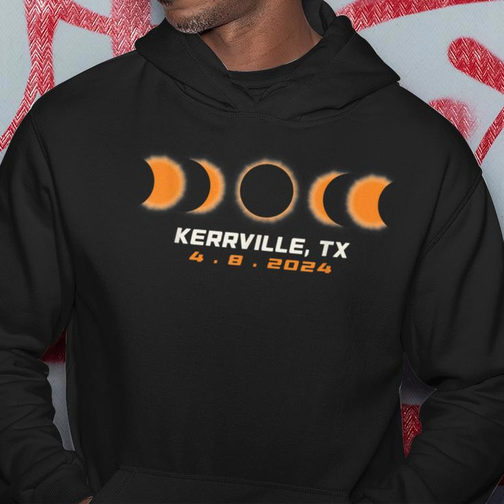 Total Solar Eclipse 2024 Kerrville Texas April 8 2024 Hoodie Funny Gifts