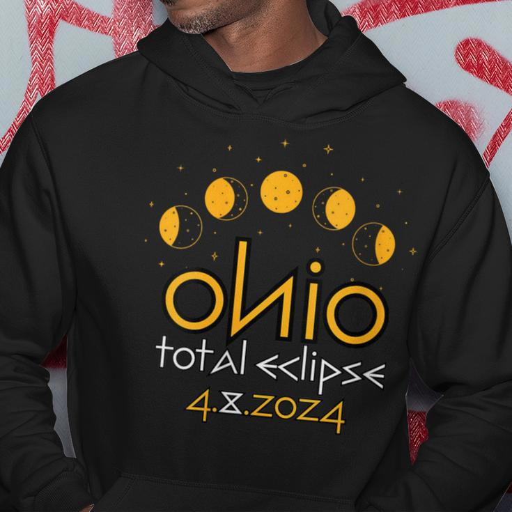 Total Solar Eclipse 2024 Ohio America Totality 04 08 24 Lima Hoodie Personalized Gifts