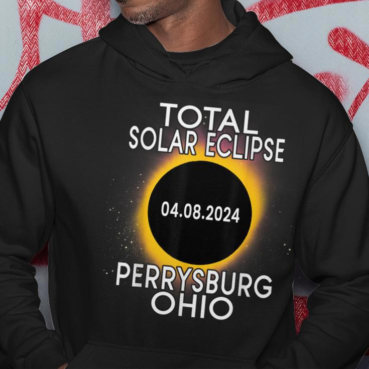 Total Solar Eclipse 2024 Perrysburg Ohio Hoodie Unique Gifts
