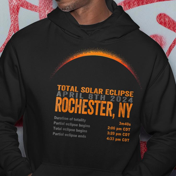 Total Solar Eclipse 2024 Rochester New York Path Of Totality Hoodie Unique Gifts