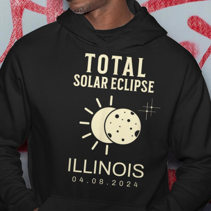Total Solar Eclipse 2024 Totality Illinois April 8 2024 Hoodie Unique Gifts