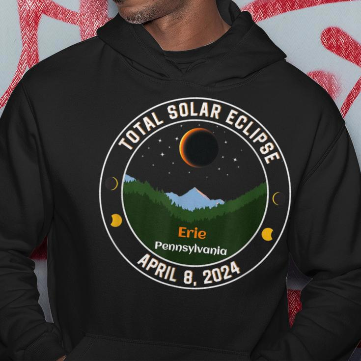 Total Solar Eclipse April 8 2024 Erie Pennsylvania Memorial Hoodie Unique Gifts