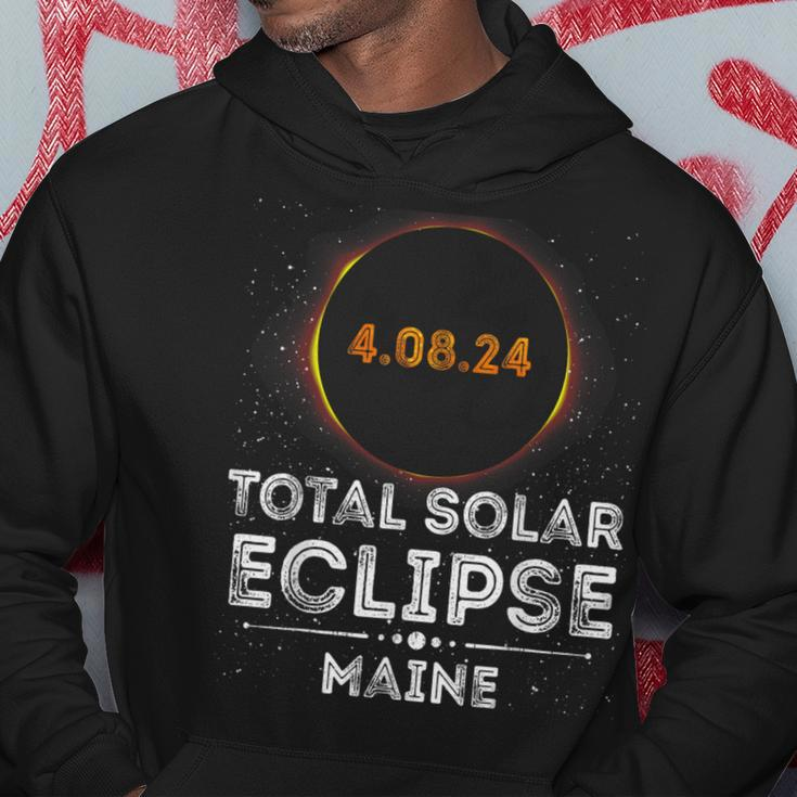 Total Solar Eclipse April 8 2024 Maine Astronomy Totality Hoodie Unique Gifts