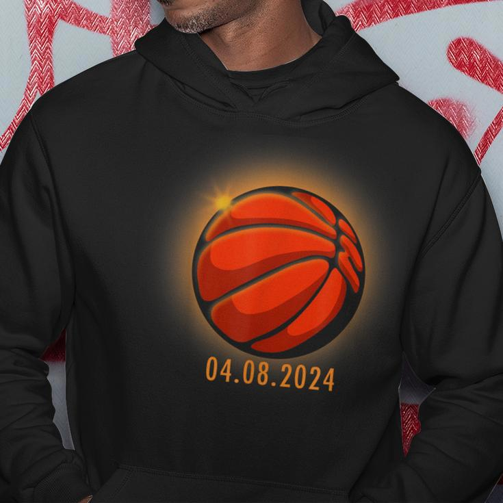 Total Solar Eclipse Basketball Lover April 8 2024 Totality Hoodie Personalized Gifts