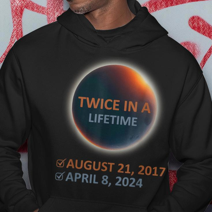 Totality 24 Twice In A Lifetime Total Solar Eclipse 2024 Hoodie Unique Gifts
