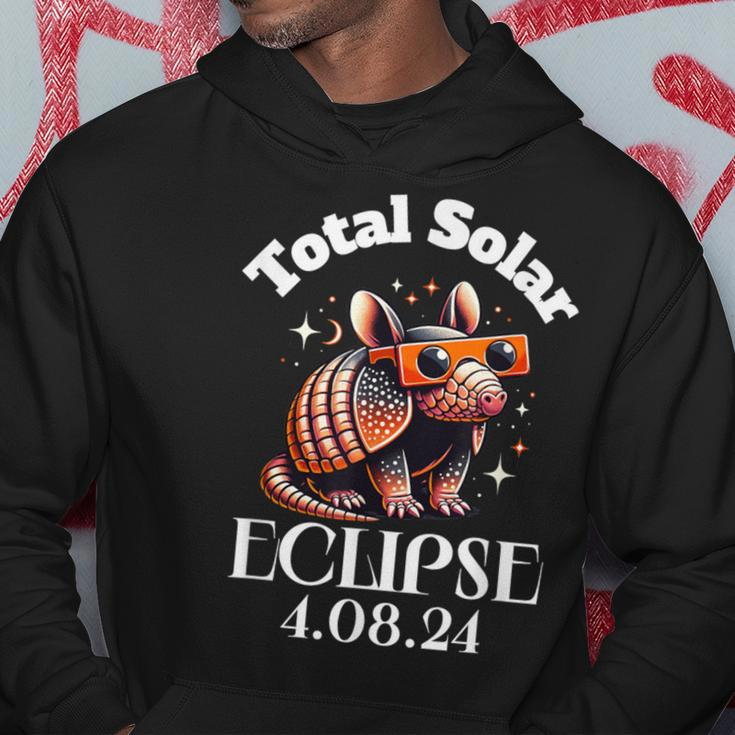 Totality Total Solar Eclipse April 8 2024 Armadillo Hoodie Unique Gifts