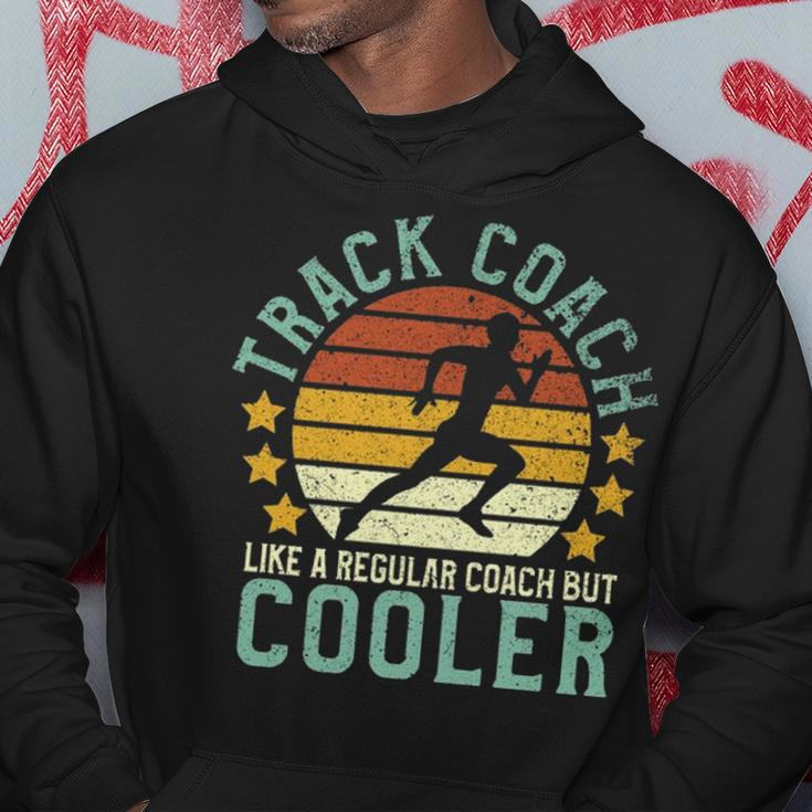 Track Coach Track And Field Running Coach Hoodie Unique Gifts