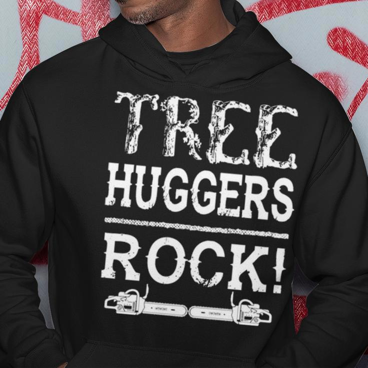 Tree Huggers Logger Hoodie Unique Gifts