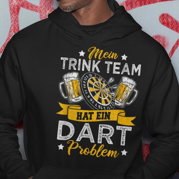 My Trink Team Hat Ein Dart Problem Dart Team Hoodie Lustige Geschenke