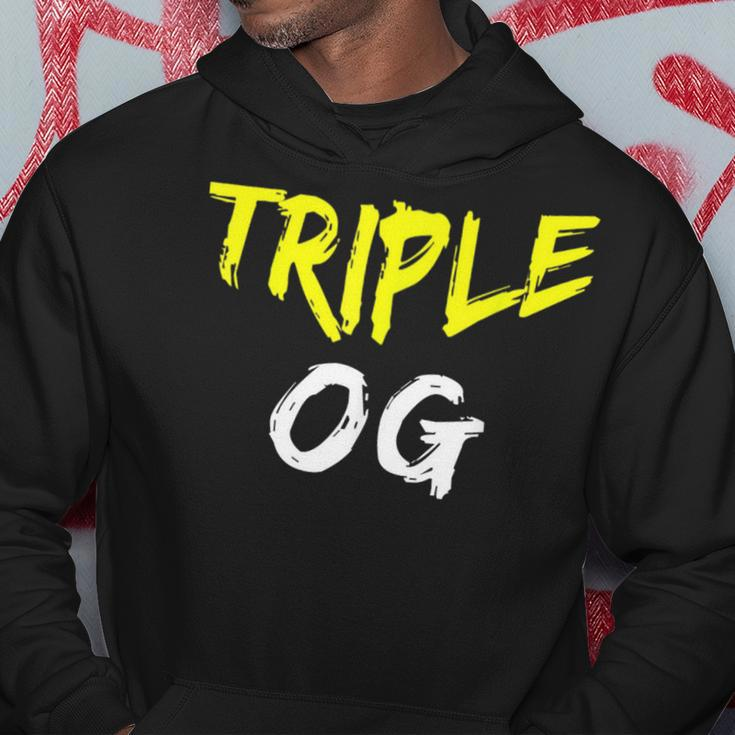 Triple Og Popular Hip Hop Urban Quote Original Gangster Hoodie Unique Gifts