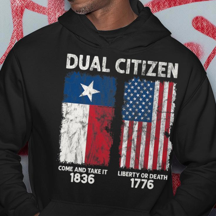 True Texan Dual Citizen Love Texas And America Vintage Hoodie Unique Gifts