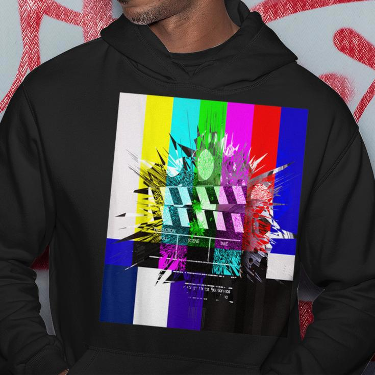 Tv Test Pattern Color Bars Tv Static And Vintage Tv Hoodie Unique Gifts