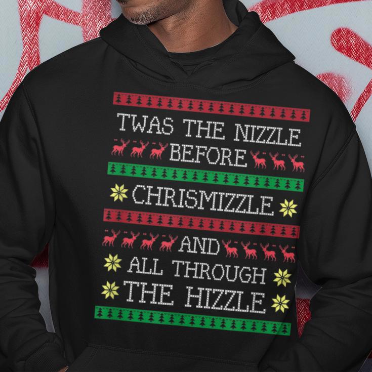 Twas The Nizzle Before Christmas Hip Hop Rap GangstaHoodie Unique Gifts