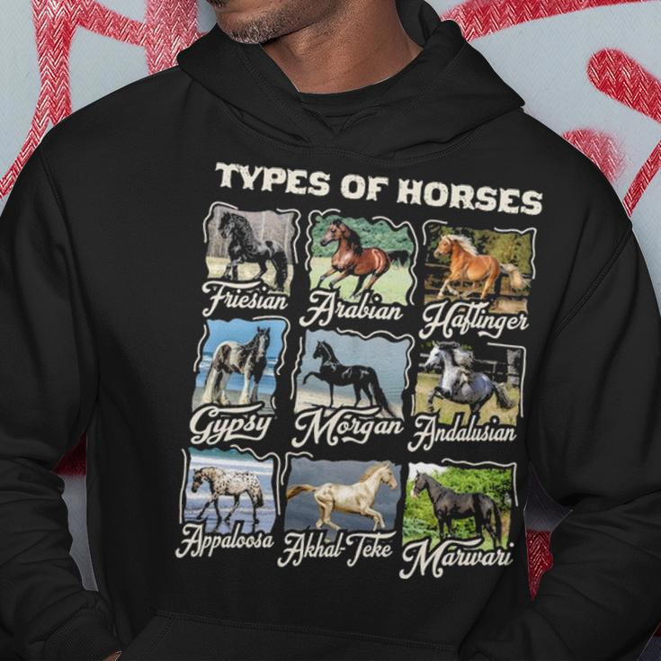 Types Of Horses Lover Cute Riding Girl Boyn Horse Hoodie Unique Gifts