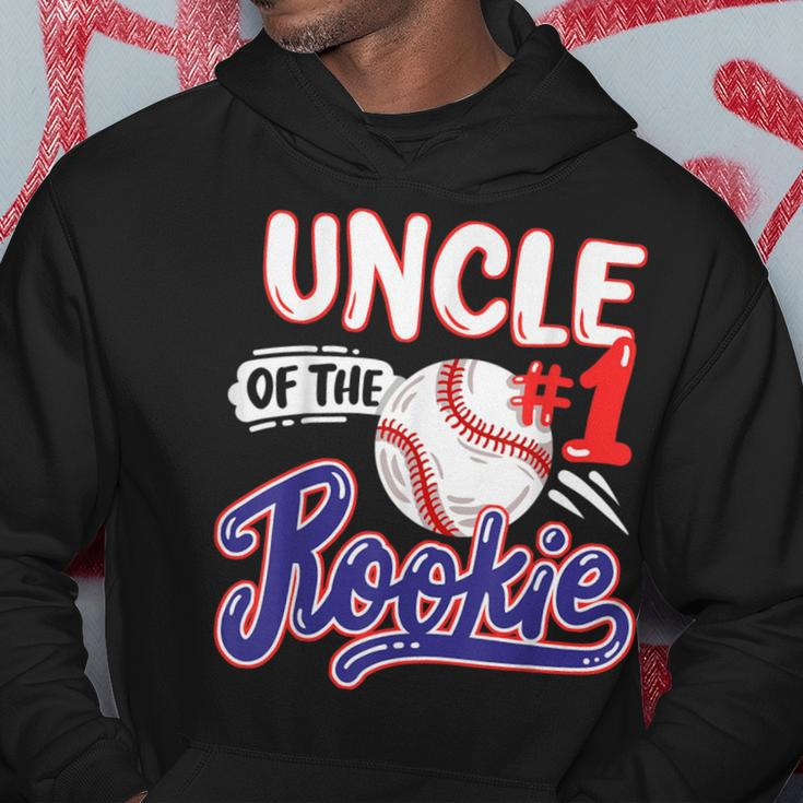 Uncle Of Rookie 1St Baseball Birthday Party Theme Matching Hoodie Unique Gifts
