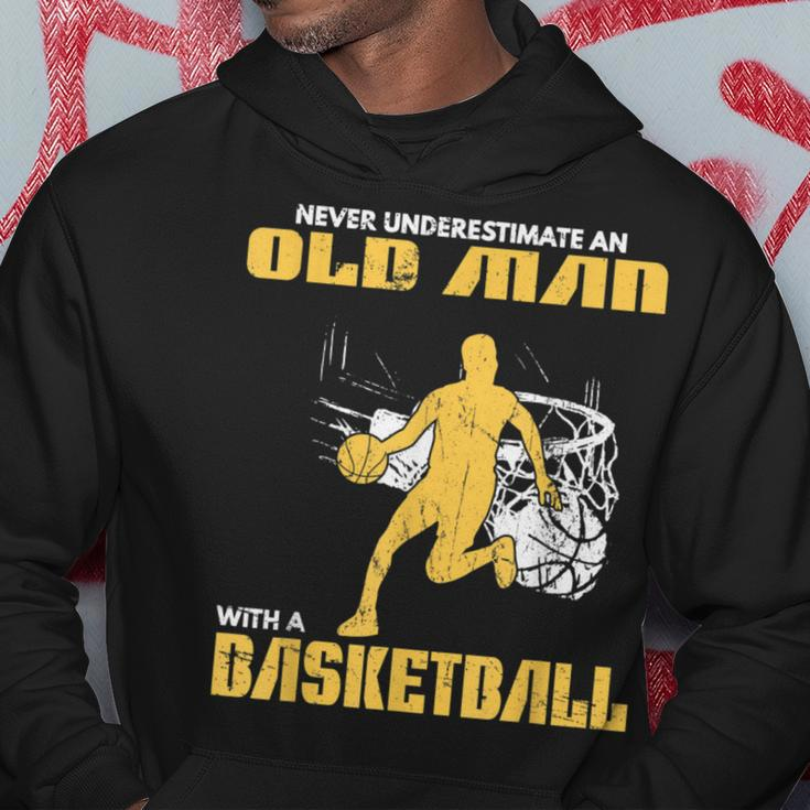 Never Underestimate An Old Man With A Basketball Og Hoodie Personalized Gifts