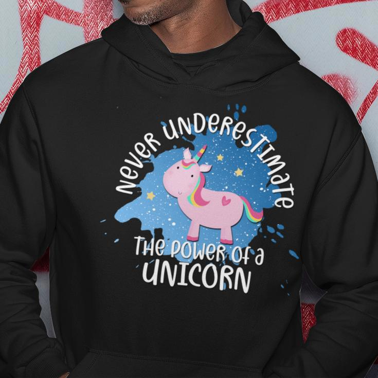 Never Underestimate The Power Of A Unicorn Quote Hoodie Personalized Gifts