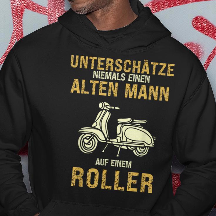 Underschätze Niemal Alten Mann Scooter Grandpa Dad S Kapuzenpullover Lustige Geschenke