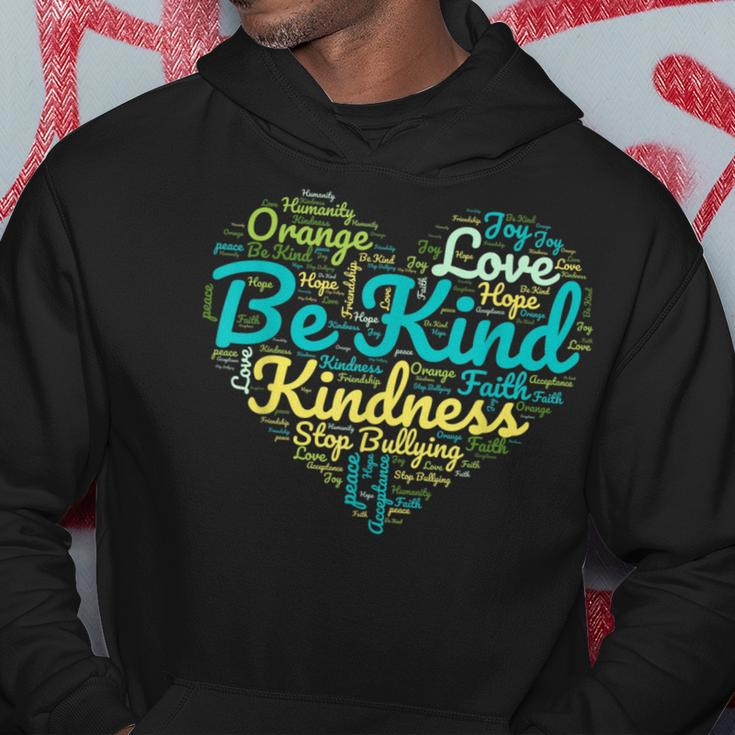 Unity Day Orange No Bullies Bullying Word Cloud Word Shape Hoodie Unique Gifts