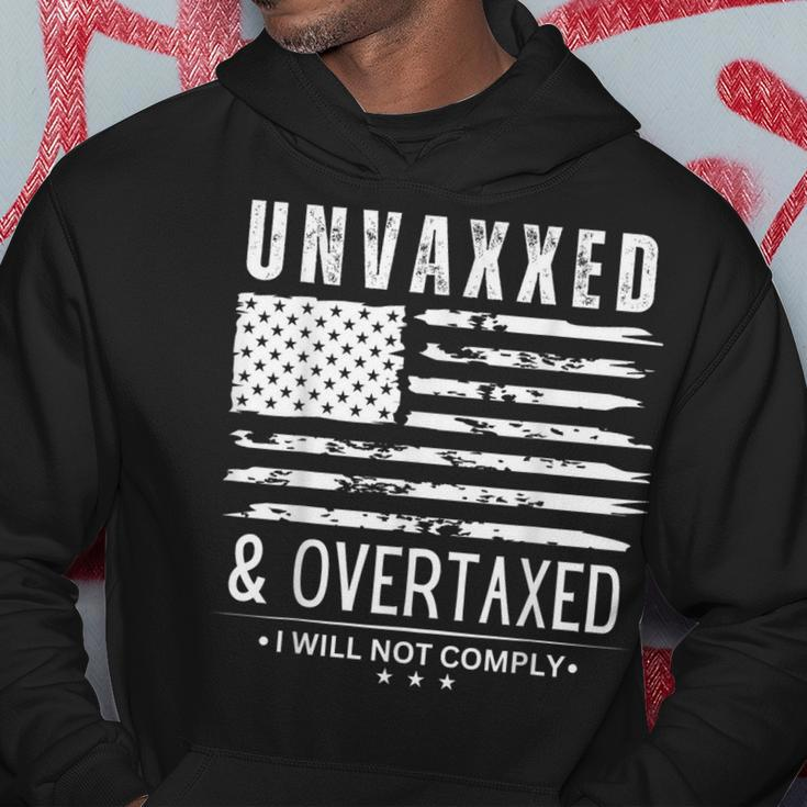 Unvaxxed And Overtaxed Hoodie Unique Gifts