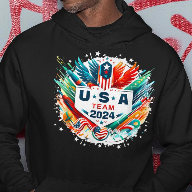Usa 2024 Go United States Sport Usa Team 2024 Usa Hoodie Unique Gifts