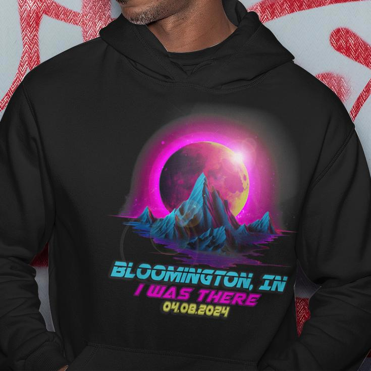 Vaporwave Total Solar Eclipse Bloomington Indiana In Hoodie Unique Gifts