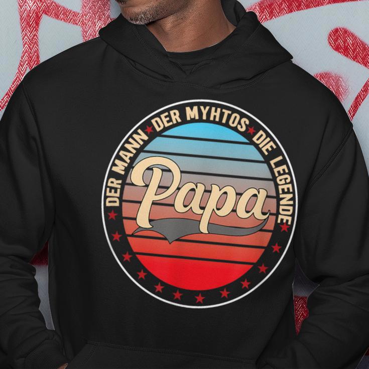 Vaterintage Geschenk Der Mann Der Mythos Die Legende Papa Kapuzenpullover Lustige Geschenke