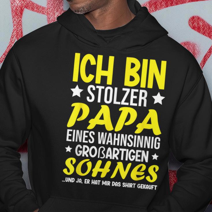 Vatertag Stolzer-Papa -Om Großartigen Sohn Bekommen Kapuzenpullover Lustige Geschenke