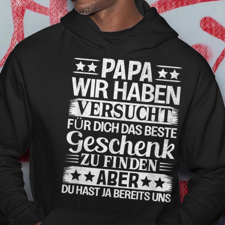 Vatertagatertag Spruch Sprüche Geschenkidee Papa Kapuzenpullover Lustige Geschenke