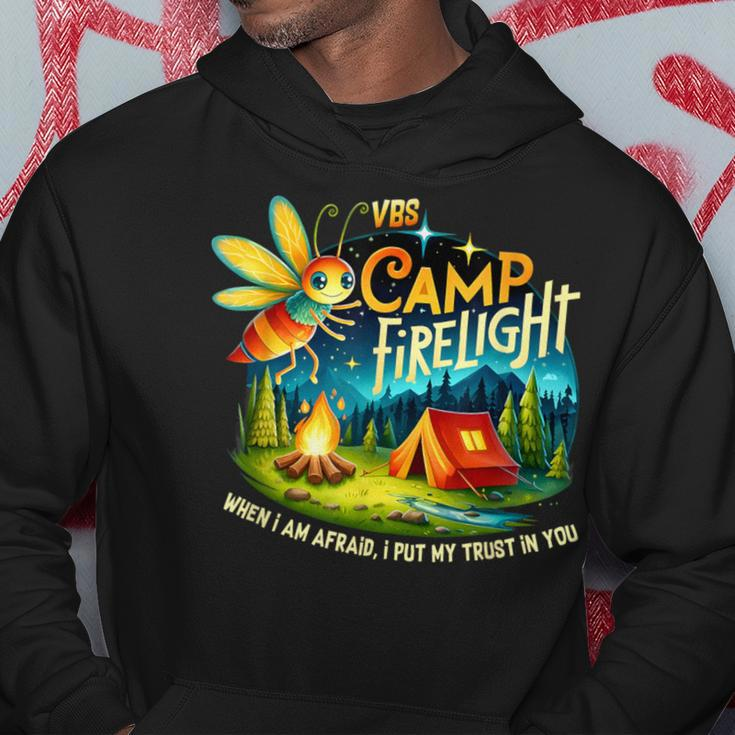 Vbs Camp Firework 2024 Camp Firelight Vacation Bible School Hoodie Unique Gifts