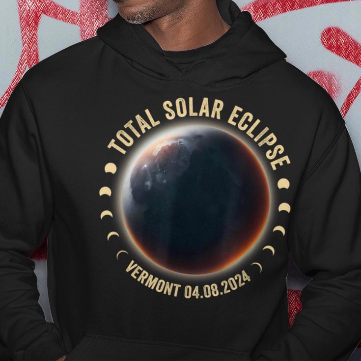 Vermont Total Solar Eclipse April 8 2024 Astronomy Fans Hoodie Unique Gifts