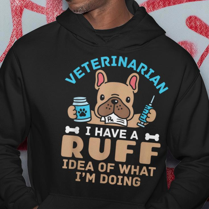 Veterinarian Veterinary Dog Animal Doctor Vet Ruff Idea Hoodie Unique Gifts
