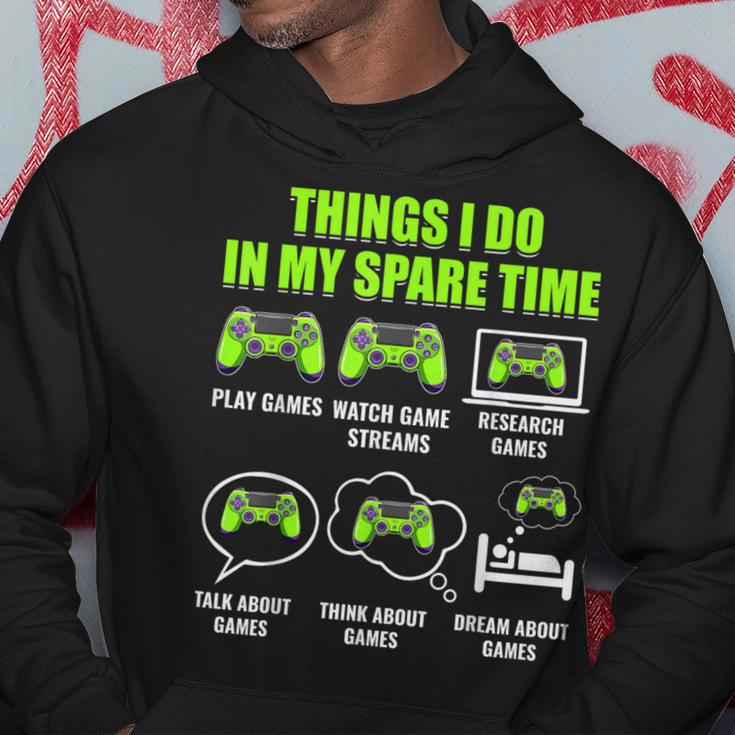 Video Game Gaming Player Things I Do In My Spare Time Hoodie Funny Gifts