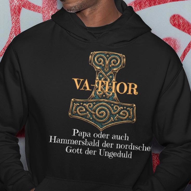 Viking Papaa-Thor Hammersbald God Der Unpatience Kapuzenpullover Lustige Geschenke