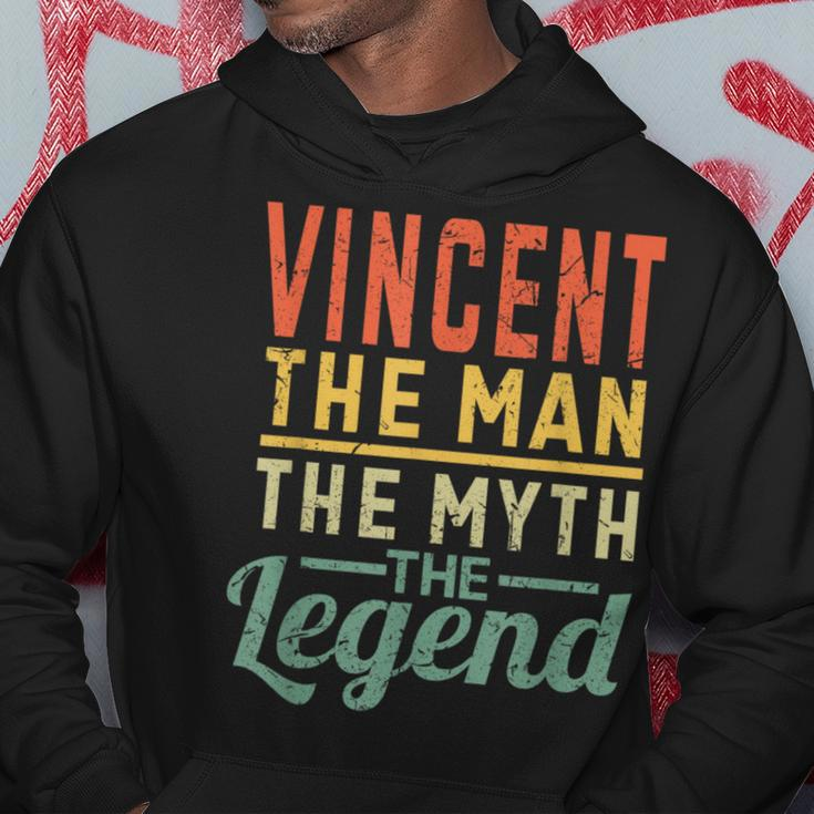 Vincent The Man The Myth The Legend Name Vincent Hoodie Funny Gifts