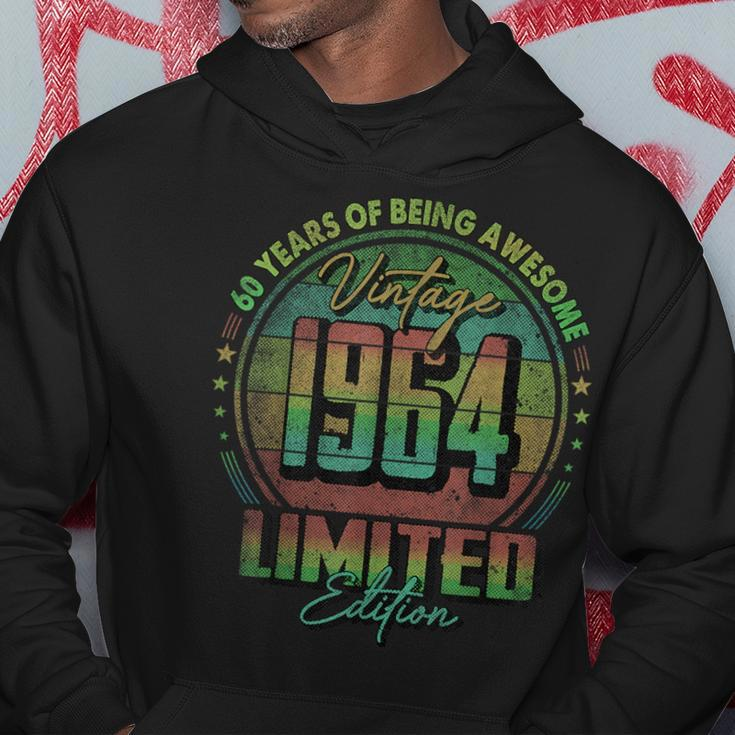 Vintage 1964 Limited Edition 60 Year Old 60Th Birthday Hoodie Unique Gifts