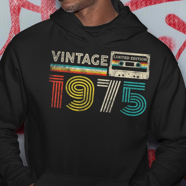 Vintage 1975 Classic Birthday 1975 Cassette Tape Vintage Hoodie Funny Gifts