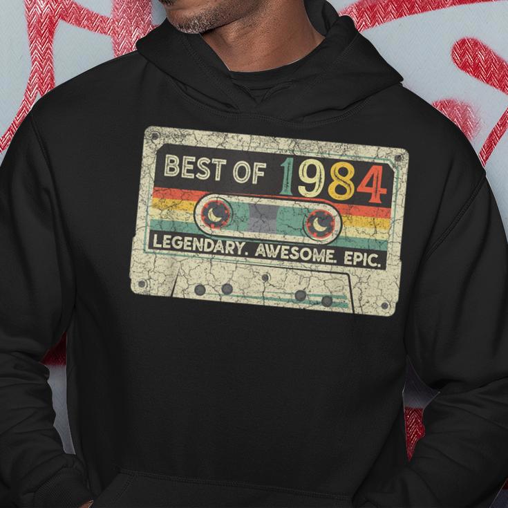 Vintage 1984 Limited Edition Cassette Tape 38Th Birthday Hoodie Unique Gifts