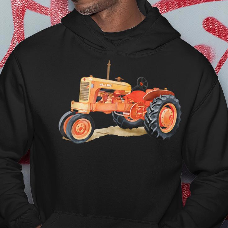 Vintage Allis Chalmers Wd45 Tractor Print Hoodie Unique Gifts