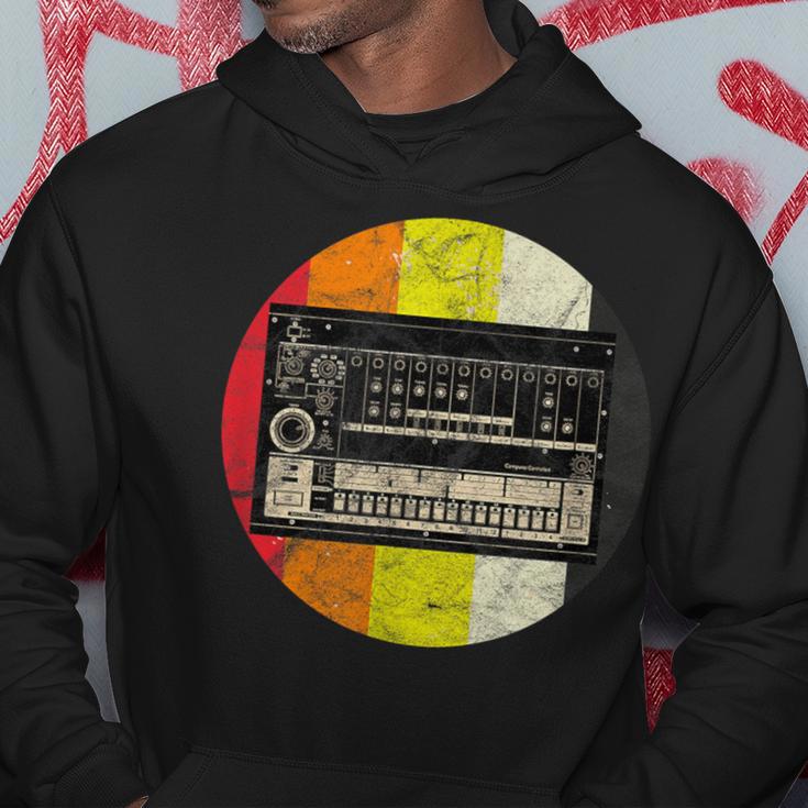 Vintage Analogue Drum Machine Retro Synth Synthesizer Studio Kapuzenpullover Lustige Geschenke