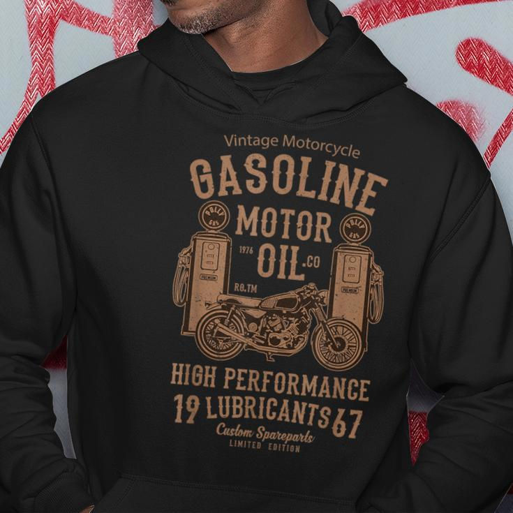 Vintage Antique Gas Pump Gasoline Oil Sign Advertising Hoodie Unique Gifts