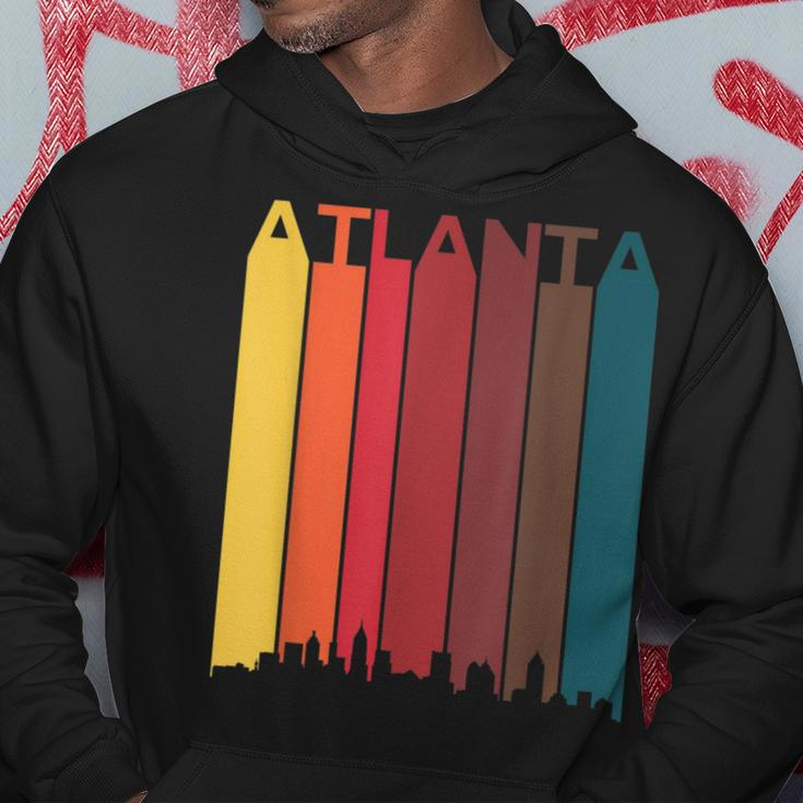 Vintage Atlanta Skyline Atlanta Vacation Retro Atlanta Pride Hoodie Unique Gifts