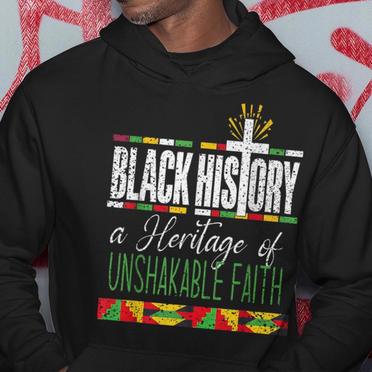 Vintage Black History A Heritage Of Unshakable Faith Bhm Hoodie Unique Gifts