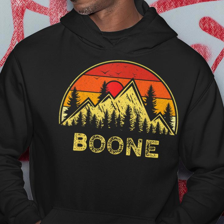 Vintage Boone North Carolina Nc Mountains Hiking Souvenir Hoodie Unique Gifts