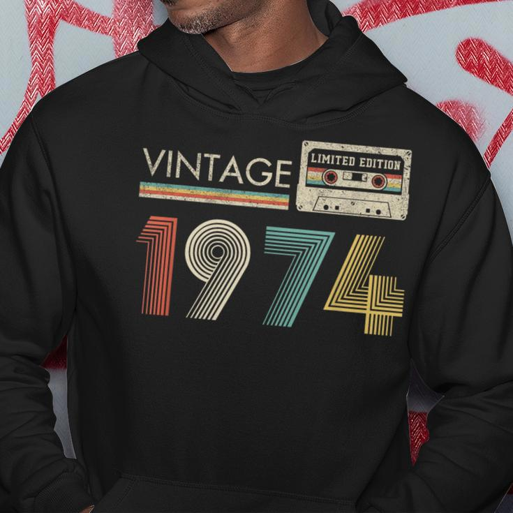 Vintage Cassette Limited Edition 1974 Birthday Hoodie Unique Gifts