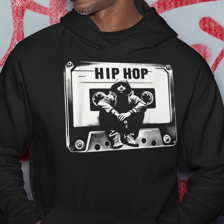 Vintage Cassette Tape Hip Hop Music 80S 90S Retro Graphic Hoodie Funny Gifts
