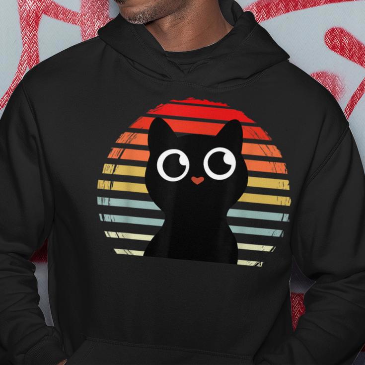 Vintage Cat Hoodie Lustige Geschenke