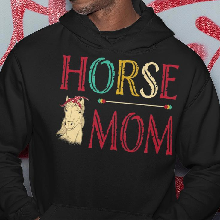 Vintage Horse Graphic Equestrian Mom Cute Horse Riding Hoodie Unique Gifts