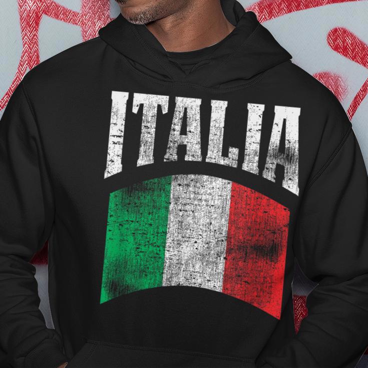 Vintage Italia Flag Italy Flag Proud Italian Pride er Hoodie Unique Gifts